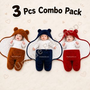 A lovely and comfortable baby bear sleeping bag for a cozy and warm sleep.